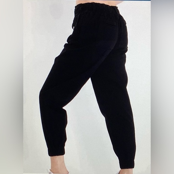 Blue Velvet Black Cargo Jogger Pants - Picture 5 of 5